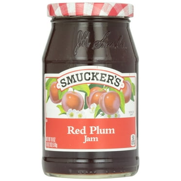 Smuckers Red Plum Jam, 18 Oz Packaging May Vary