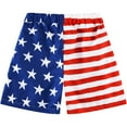 thumbnail image 3 of 5-16Y Kids Teens Boys Swim Trunks with Compression Liner Double Layer Beach Surf Swim Shorts Quick Dry Boxer Brief Swimwear Bottoms, 3 of 8