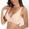 thumbnail image 2 of COMVALUE Bras for Women No Underwire Full Coverage Wireless Seamless Bra (Beige, 4XL), 2 of 4