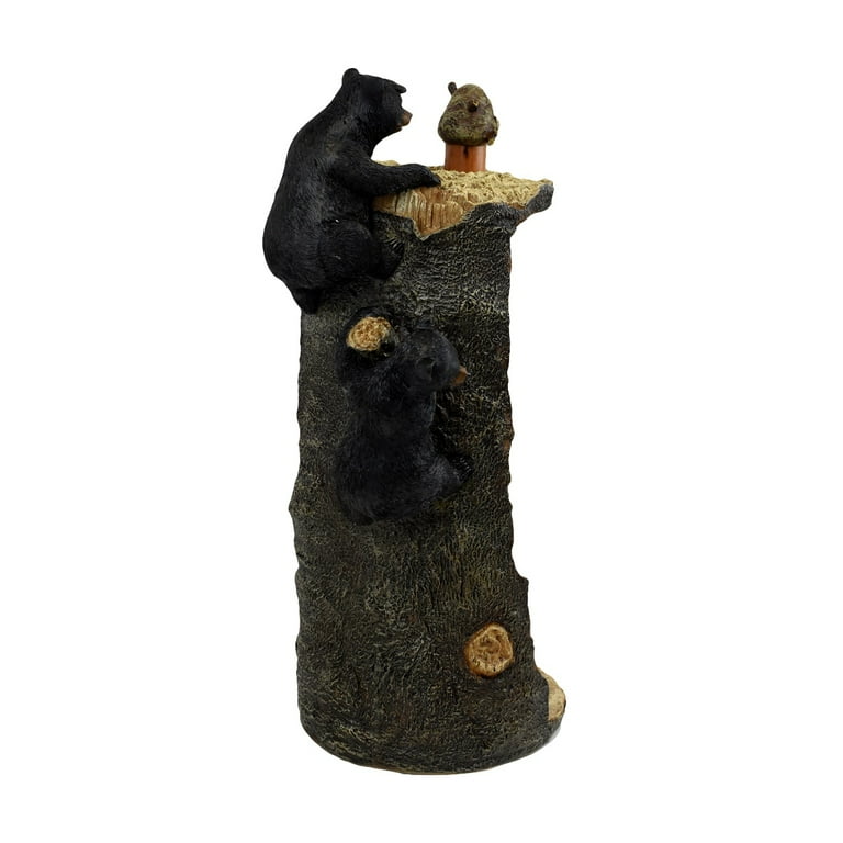 Black Bears Paper Towel Roll Holder Kitchen Storage Essentials Cabin Home Decor Black Bears Paper Towel Roll Holder Kitchen Storage Essentials Cabin Home Decor