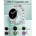 thumbnail image 5 of Wearlizer Celtic Bracelet Band Compatible with Samsung Galaxy Watch 9/8 40mm 44mm & Watch 8 Classic 46mm Women, Dressy Stainless Steel Jewelry Link Strap, Elegant Metal Watch Band, 5 of 6