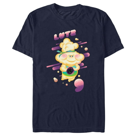 Men's Elemental Lutz Poster  Graphic Tee Navy Blue X Large