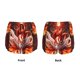 thumbnail image 3 of Balery Red Leaf Flame Fox Pantalones cortos deportivos para mujer con forro y dos bolsillos, elásticos, para entrenamiento, gimnasio, yoga-X-Large, 3 of 7