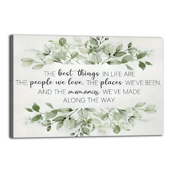 Inspirational Quotes Canvas Wall Art Poster Wrapped Wooden Frame Wall Decor,,Canvas Wall Art for Living Room,Bedroom,Office,Ready to Hang