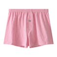 thumbnail image 2 of Tao Tao Mens Boxer Shorts Funny Boxers Sleep Short Plaid Cotton Loose Woven Boxers for Men Small Medium Large Pink XL, 2 of 5
