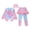 1-Light Blue11589, variant on Tiijoy Girl's Long Sleeve Rashguard Swimsuit Pants Swim Cap Bathing Suits, 3-Piece, Sizes 2-12