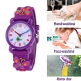 thumbnail image 2 of Reloj encantador de la mariposa de la historieta 3D para el reloj impermeable del PVC de los niños para la muchacha y el muchacho, 2 of 8