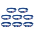 thumbnail image 1 of Minkissy 10 Pcs Bracelet de Soccer en Silicone Bleu pour Support de Course Compétitif, 1 of 7