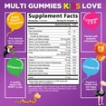 thumbnail image 6 of Multivitamin for Kids - Complete Daily Children's Multi Vitamin Gummies with Vitamin D, B Vitamins, Zinc & More - Energy, Memory Focus & Immune Health Support - Natural Berry Flavor Chew - 60 Gummies, 6 of 10