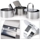 thumbnail image 3 of Molde redondo para tartas, moldes de acero inoxidable de 3 pulgadas para mousse de postre con anillos de cocina empujadores y elevadores, 3 of 5