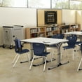 thumbnail image 4 of Shape Series School Desk Chair (14" H)-Navy, 4 of 8