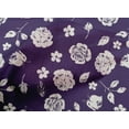 thumbnail image 4 of oneOone Cotton Poplin Purple Fabric Florals Sewing Fabric By The Yard Printed Diy Clothing Sewing Supplies 56 Inch Wide, 4 of 4