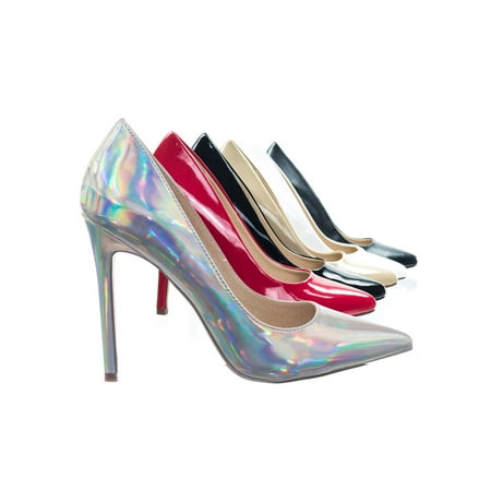- Angie8 by Liliana, Classic Pointed Toe High Heel Stiletto Dress Pump