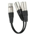 thumbnail image 1 of Audio Balanced Cable, Double Head XLR Cable Connection Cord  for Audio Adapter Black, 1 of 8