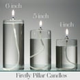 thumbnail image 4 of Firefly Refillable Glass Pillar Oil Lamp Candle, 6 in, 18 oz, Unscented, 4 of 7
