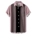 thumbnail image 4 of Chemise Décontractée à Manches Courtes pour Hommes, Tenue de Plage de Voyage d'Été avec Impression Numérique 3D, Chemise Légère et Respirante pour Hommes, 4 of 5