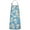 Blue Daisy Flower, variant on Black Daisy Flower Pattern Apron-Garden Aprons for Women with Pockets-Cotton Linen Waterproof Kitchen Cooking Gardening Aprons Adjustable for Kitchen,Cooking,BBQ and Salon 33x27 Inch