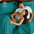 thumbnail image 3 of Bare Home Pillowcase Set - Premium 1800 Collection - Double Brushed - Ultra Soft - King Size, Emerald, 2 Count, 3 of 7