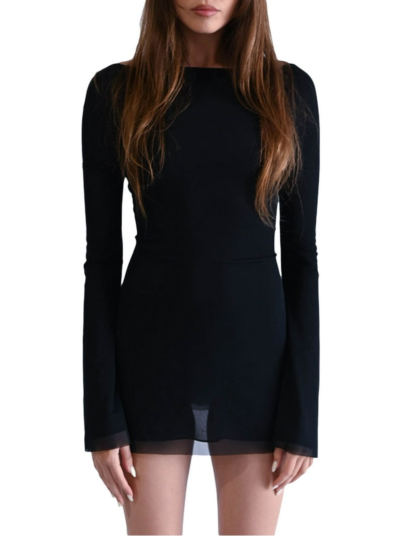 chinese dress ladies Amazon.com: Milumia Women's Ruched Mesh Bodycon Dress Long Sleeve Boat Neck Midi  Dresses Black : Clothing, Shoes & Jewelry main image 0
