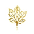 thumbnail image 1 of TureClos Wall Storage Hook Leaf Shape Hanging Hook Iron Hanger for Home Decoration, Maple Leaf, Gold, 1 of 1