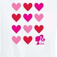 thumbnail image 3 of Barbie -  Heart Grid - Women's Short Sleeve Graphic T-Shirt, 3 of 5