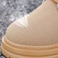 thumbnail image 5 of KELINFONG Women's Chelsea Platform Combat Boots Lace Up Lug Sole Buckle Ankle Booties Shoes, 5 of 7