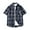 Navy2, variant on Posijego Plaid Short Sleeve Shirt for Men Casual Button down Shirts Summer Lightweight Work Dress Shirts