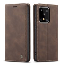 Dteck Wallet Case For Samsung Galaxy S20 Ultra 6.9 inch, Premium PU Leather Wallet case Magnetic Flip Folio [Kickstand Feature] with ID&Credit Card Pockets,Coffee