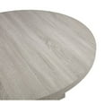 thumbnail image 4 of Best Master Furniture Timbria Transitional Round Dining Table with Cross Pedestal Base, Oak, 4 of 4