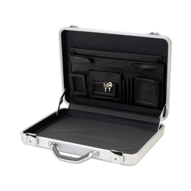 TZ Case AC 66 S Slimline Molded Aluminun Attache Case Silver