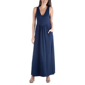 Plus Size Women's Cold Shoulder Maxi Dress - Ruffled A-Line Long Dress For Holidays & Special Occasions