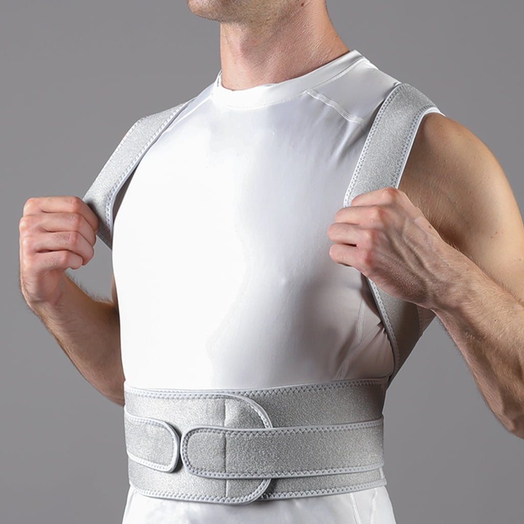Zeiwohndc Easy Adjust Back Brace Postures Corrector Suitable for Most Sizes for Family