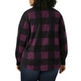 thumbnail image 4 of LEE RIDERS WOMEN'S PLUS LONG SLEEVE BUTTON UP FLEECE SHIRT, 4 of 4