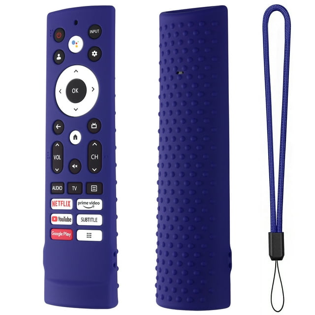 Silicone Case Compatible For Hisense ERF3V90H 100L5G-DLT100B Tv Remote Dust-proof Cover Sleeve With Lanyard