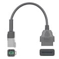 thumbnail image 2 of 6PIN to 16PIN Diagnostic OBD2 Cable Adapter, OBDII Scanner Replacement for CAN AM ATV UTV Motorcycle Bike Tools, 2 of 5