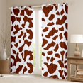 thumbnail image 2 of Homewish Farmhouse Cow Print Blackout Curtains Set of 2 (52x84 Each) for Teens,Rustic Animal Cattle Window Curtains,Abstract Geometric Curtains and Drapes,Breathable Home Decor, 2 of 6