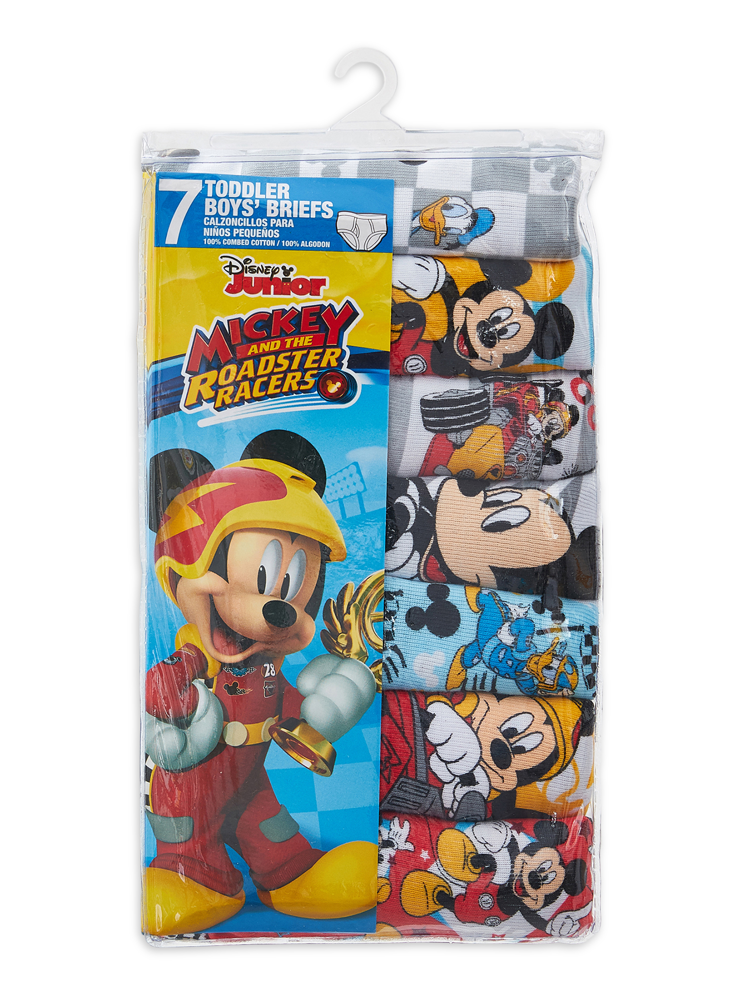 Mickey Mouse Toddler Boy Briefs, 7-Pack, Sizes 2T-4T - image 3 of 3