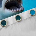 thumbnail image 4 of Feelyou 3D Marine Shark Curtains Pack of 2 (52x84 Each), Sea Animal Window Curtains, 4 of 6