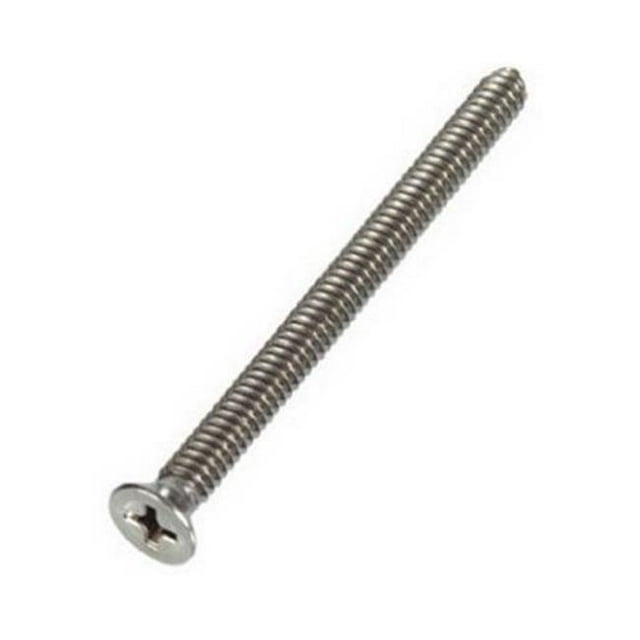 Hillman 825532 Vis en Acier Inoxydable Tête Plate Phillips 10-32 x 0.5 Po