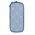 thumbnail image 2 of Large Storage Pencil Case, Blue Abstract Modern Flower Art Pattern with Zipper Large Capacity Pen Bag, 2 of 8