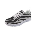 thumbnail image 4 of Psesaysky Zebra Print Running Shoes for Women Lightweight Tennis Shoes Breathable Mesh Walking Sneakers, 4 of 7