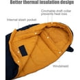 thumbnail image 5 of Thinsulate Insulation Mummy Sleeping Bag with Compression Sack - Black, 41F, 5 of 8