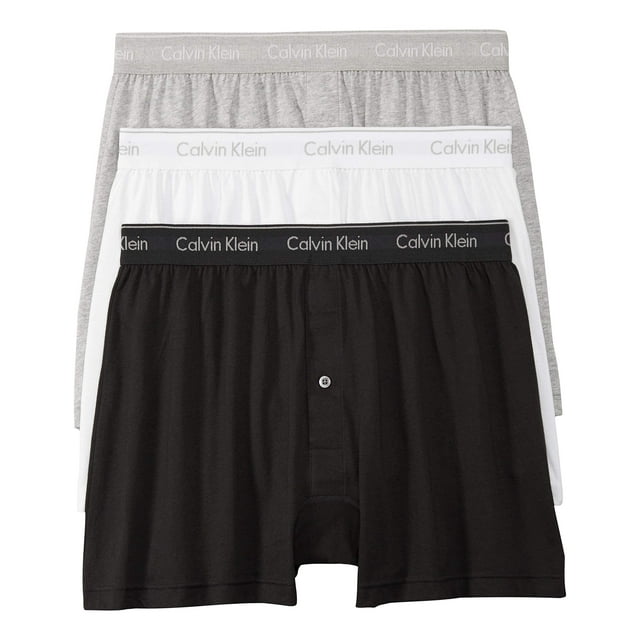 Boxer Calvin Klein Cotton Classics para hombre, paquete de 3 unidades, talla S