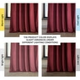 thumbnail image 3 of HPD Half Price Drapes Cinema Red Heritage Plush Velvet Room Darkening Curtains for Bedroom & Living Room Curtains (1 Panel), Window Curtains 96 inches long, Rod Pocket Curtains & Drapes, 50W X 96L, 3 of 12