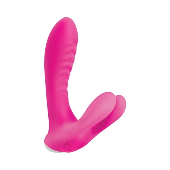 The Royale Vibromasseur en Silicone Résistant à la Chaleur Bunny pour Point G, Rose