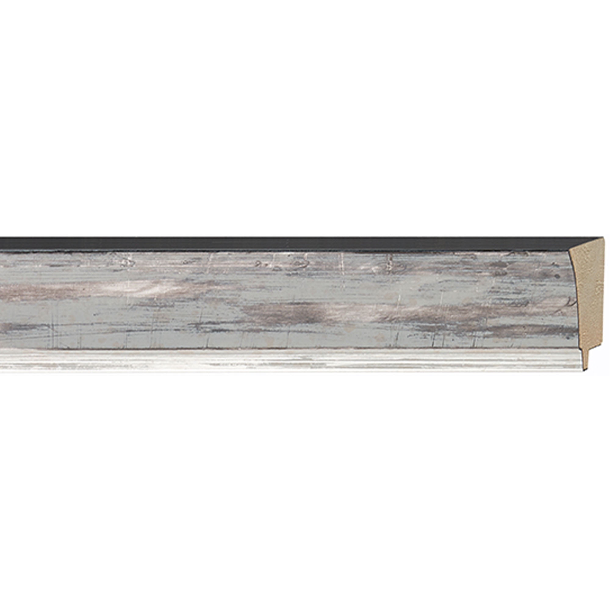 18x24 Frame Silver Real Wood Picture Frame Width 1.5 inches | Interior Frame Depth 0.5 inches |