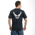 thumbnail image 4 of RapidDominance S25-WG2-NVY-05 Classic Military T-Shirt, Navy - 2X, 4 of 5