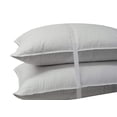 thumbnail image 4 of Royal Bedding Luxury Down Pillow - 500 Thread Count 100% Cotton Shell, Standard Size, Firm, Set of 2, 4 of 4