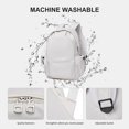 thumbnail image 4 of School Backpack Womens, Causal Travel School Bags 15.6 Inch Laptop Backpack for Student Lightweight Rucksack Water Resistant Bookbag College Men Work Daypack White, 4 of 8