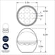 thumbnail image 5 of Nordic Ware - Hervidor de huevos para microondas, 4 capacidades, color blanco, 5 of 5